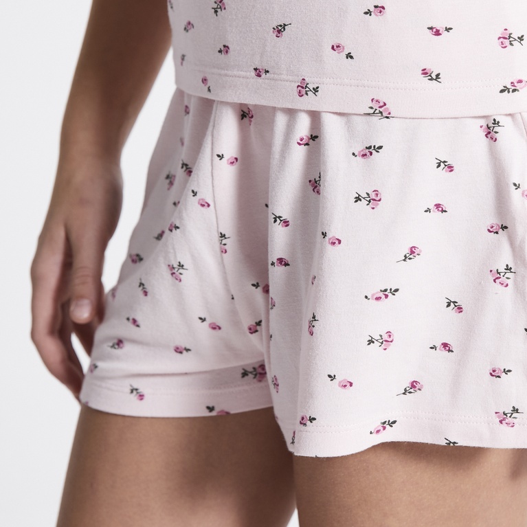 Soft shorts "Hedvig printed star" Pink